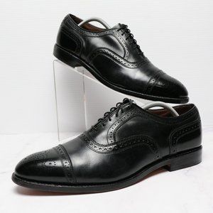 Allen Edmonds Strand Cap-Toe Oxford Black Leather Dress Shoes Size 11 D